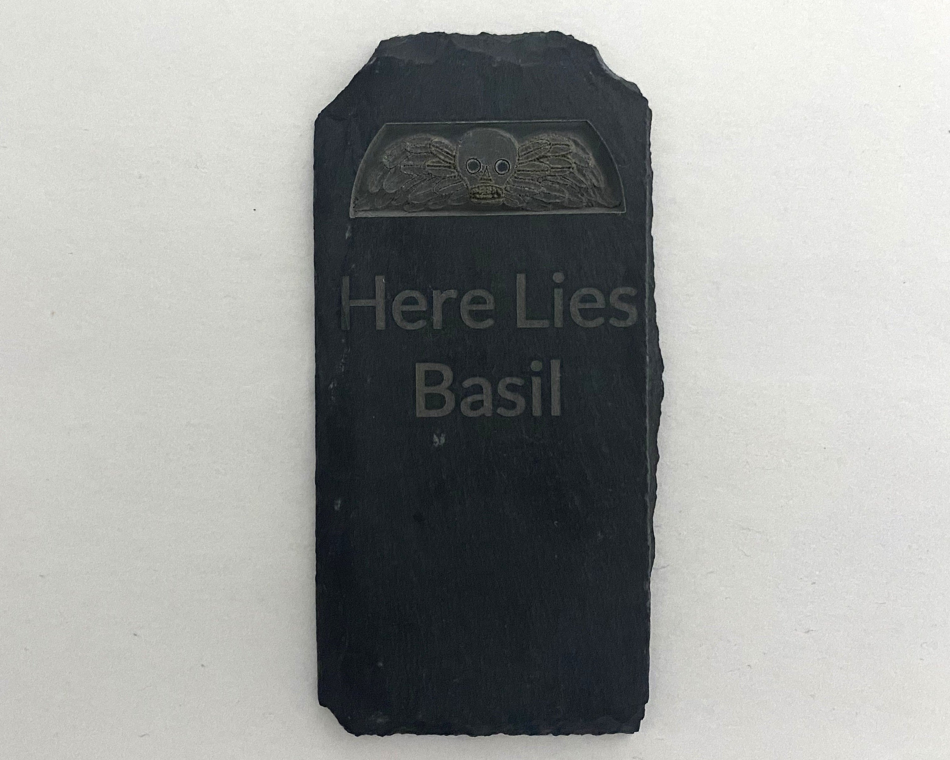 Garden Slate Tombstone