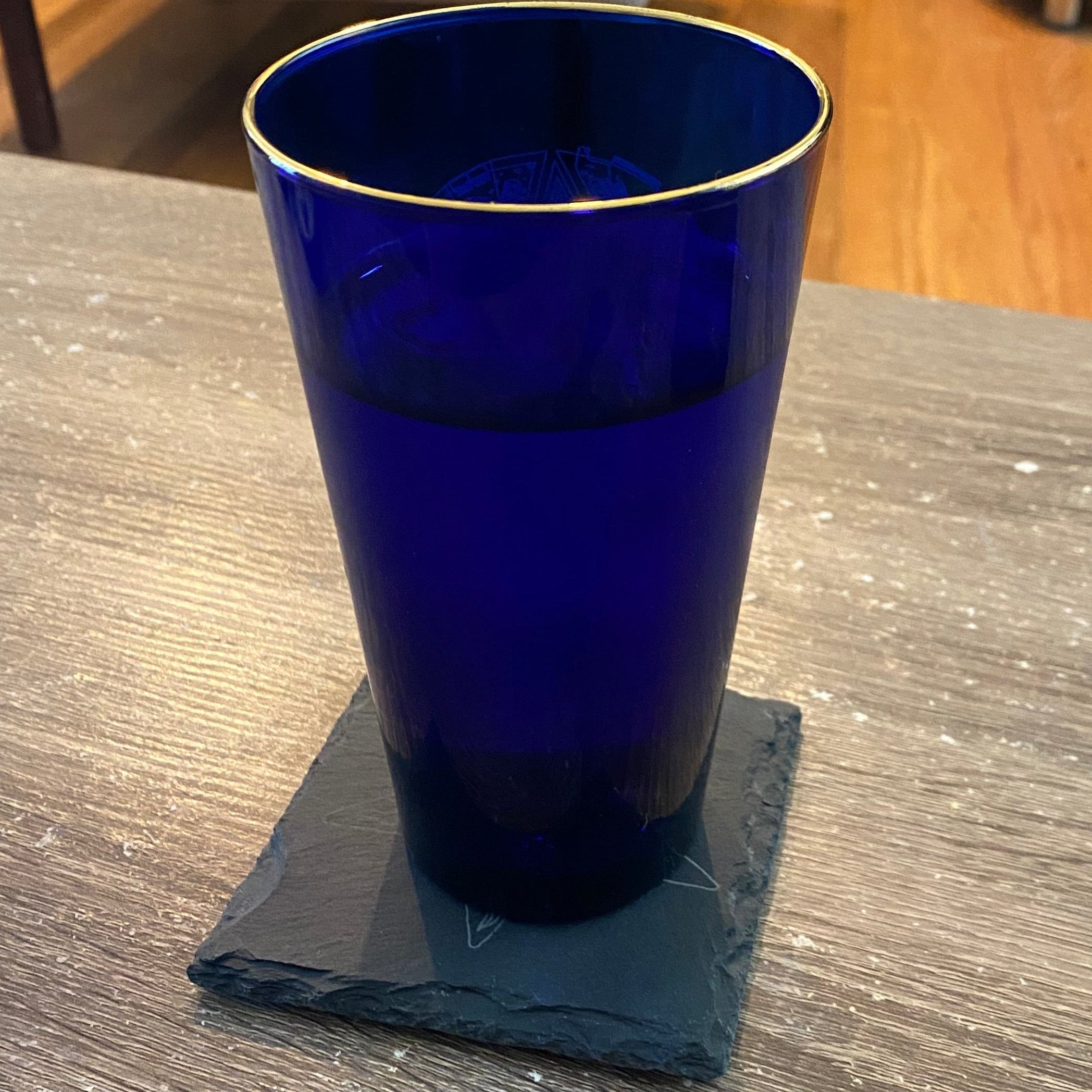 Glass on Coaster