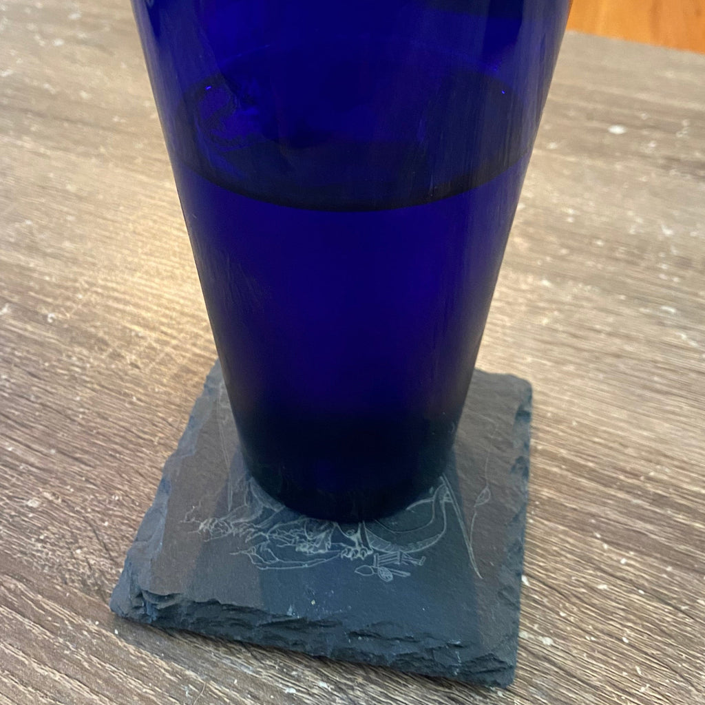 Glass on Coaster