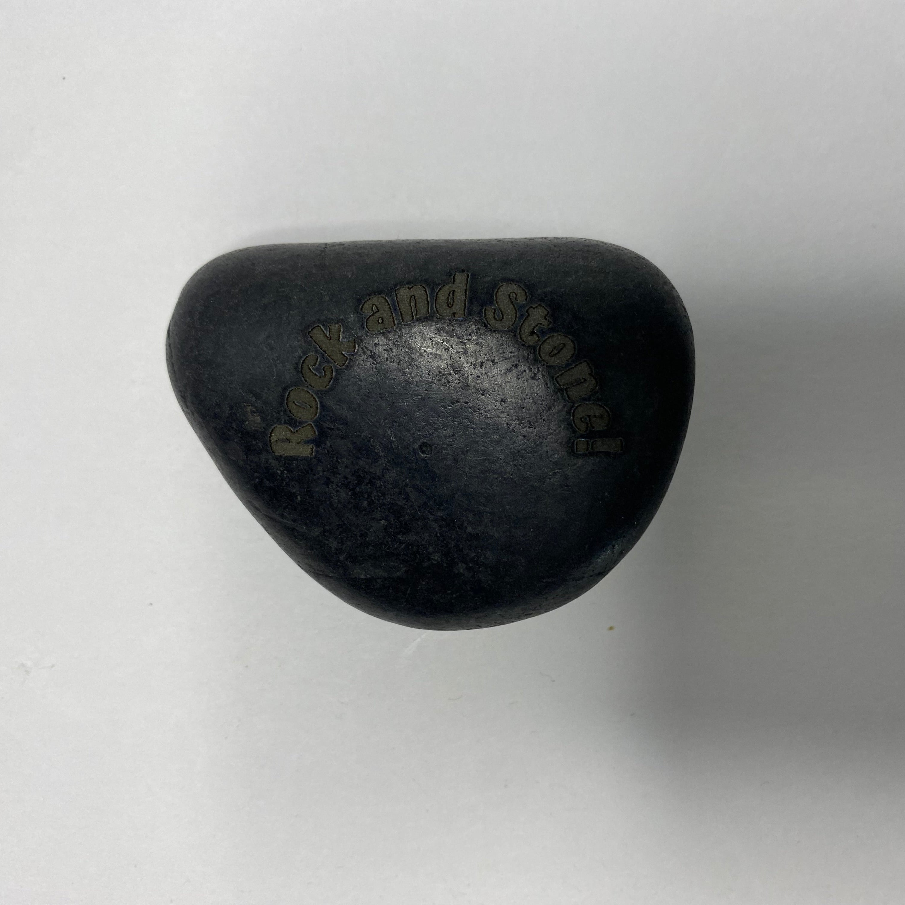 custom engraved black rock
