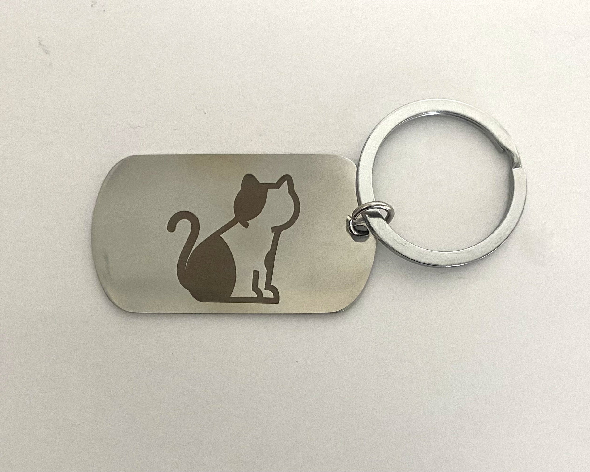 cat keychain